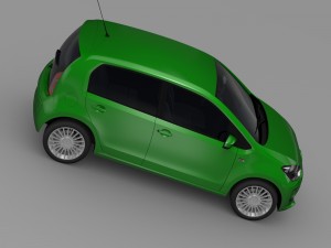 vw eco up 5 door 2013 3D Model