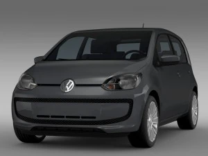 vw high up 5 door 2014 3D Model