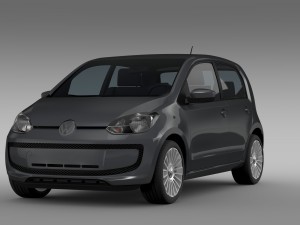 vw high up 5 door 2014 Model 3D
