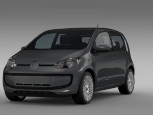 vw high up 5 door 2014 3D Model