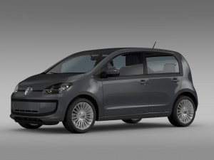 vw high up 5 door 2014 Model 3D