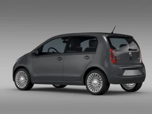 vw high up 5 door 2014 3D Model