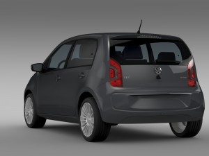 vw high up 5 door 2014 Model 3D