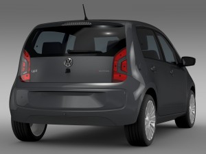 vw high up 5 door 2014 Model 3D