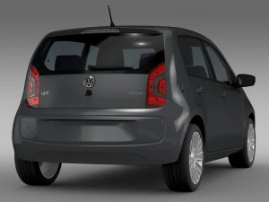 vw high up 5 door 2014 3D Model