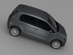 vw high up 5 door 2014 3D Model
