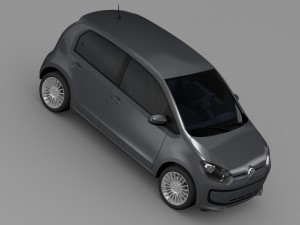 vw high up 5 door 2014 Model 3D
