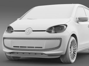 vw high up 5 door 2014 3D Model