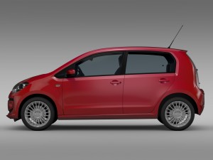 vw up 5 door 2012 3D Model