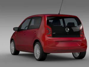 vw up 5 door 2012 3D Model