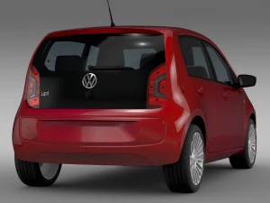vw up 5 door 2012 3D Model