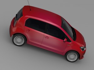 vw up 5 door 2012 3D Model