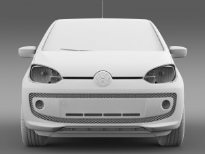 vw up 5 door 2012 3D Model