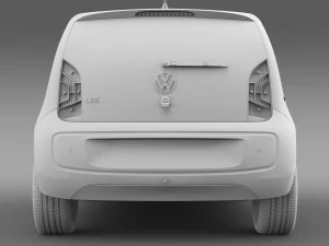 vw up 5 door 2012 3D Model