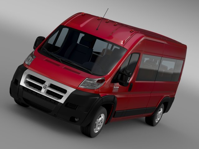 ram promaster window van 2500 hr 159wb 2015 3Dモデル .c4d .max .obj .3ds .fbx .stl .blend 