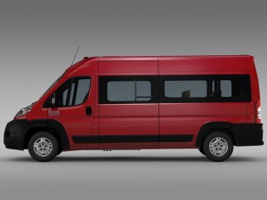 ram promaster window van 2500 hr 159wb 2015 3Dモデル