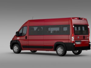 ram promaster window van 2500 hr 159wb 2015 3Dモデル