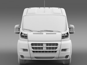 ram promaster window van 2500 hr 159wb 2015 3Dモデル