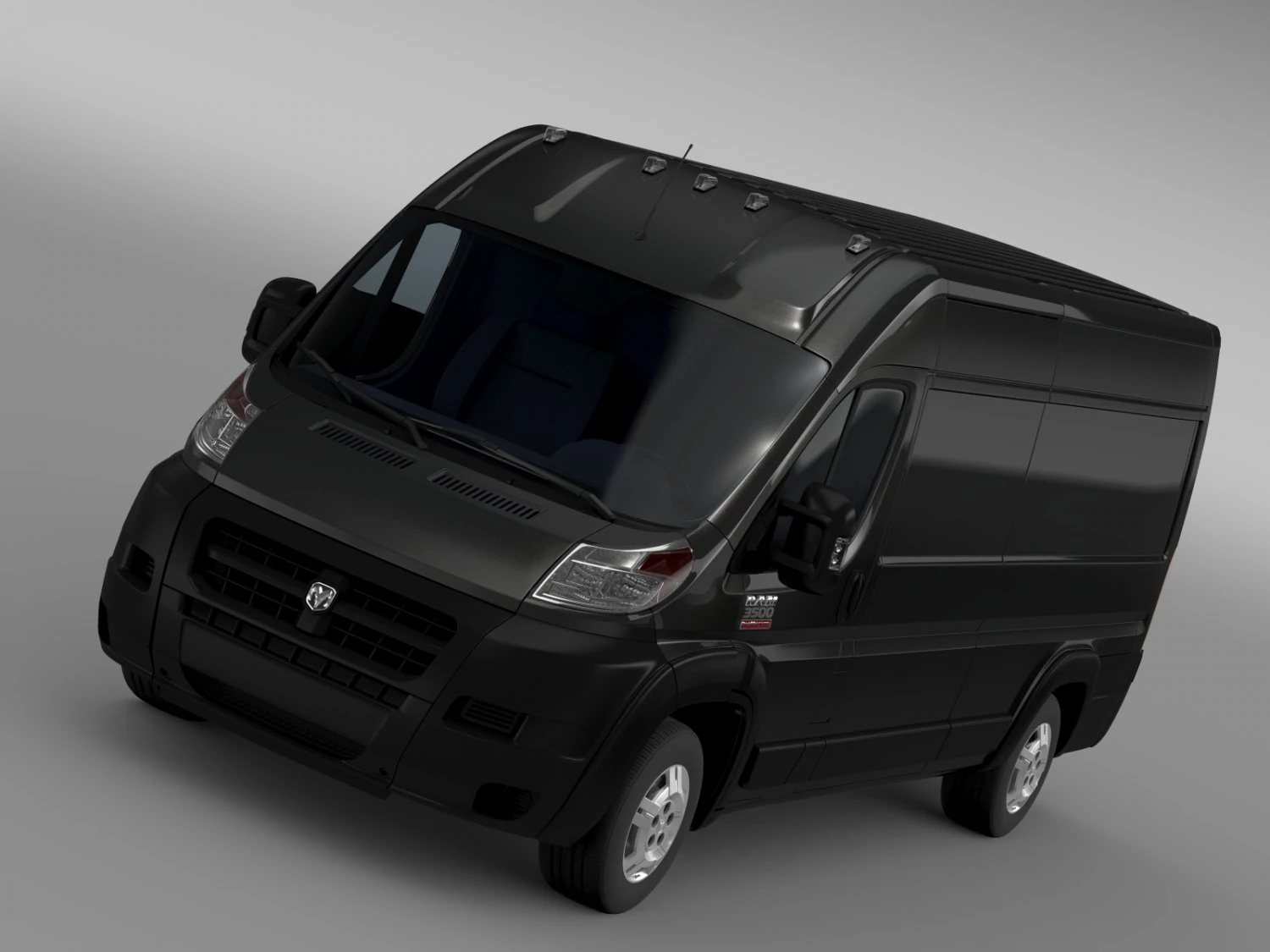 ram promaster cargo 3500 hr 159wb ext 2015 3D Model .c4d .max .obj .3ds .fbx .stl .blend 
