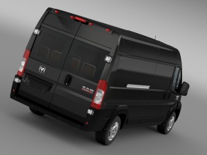ram promaster cargo 3500 hr 159wb ext 2015 Modelo 3D
