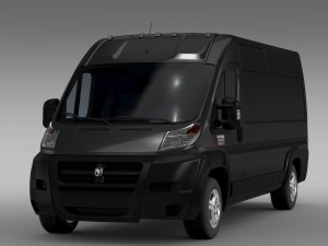ram promaster cargo 3500 hr 159wb ext 2015 Modelo 3D
