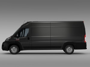 ram promaster cargo 3500 hr 159wb ext 2015 Modelo 3D