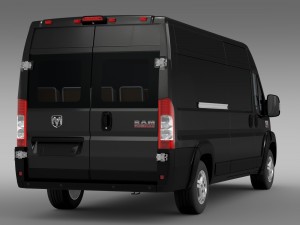 ram promaster cargo 3500 hr 159wb ext 2015 Modelo 3D