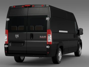 ram promaster cargo 3500 hr 159wb ext 2015 3D Model
