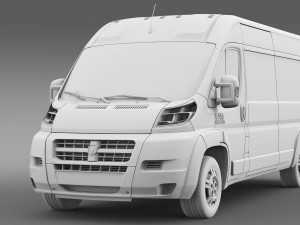ram promaster cargo 3500 hr 159wb ext 2015 Modelo 3D