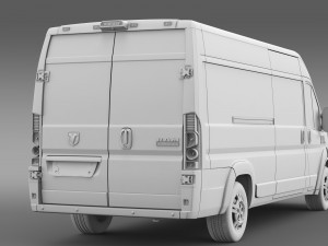 ram promaster cargo 3500 hr 159wb ext 2015 Modelo 3D