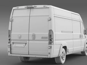 ram promaster cargo 3500 hr 159wb ext 2015 3D Model