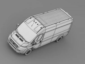 ram promaster cargo 3500 hr 159wb ext 2015 3D Model