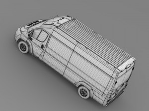 ram promaster cargo 3500 hr 159wb ext 2015 Modelo 3D