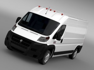 ram promaster cargo 3500 hr 159wb 2015 3D Model