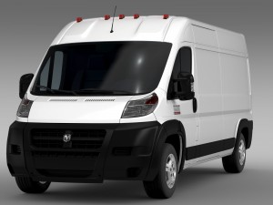 ram promaster cargo 3500 hr 159wb 2015 3D Model