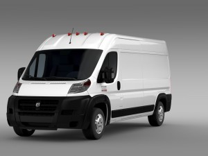 ram promaster cargo 3500 hr 159wb 2015 3D Model
