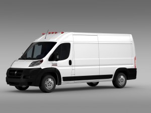 ram promaster cargo 3500 hr 159wb 2015 3D Model