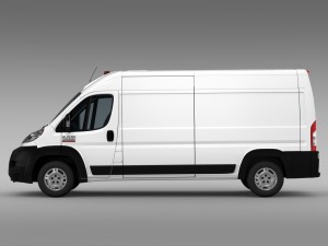 ram promaster cargo 3500 hr 159wb 2015 3D Model