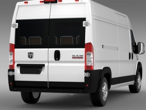 ram promaster cargo 3500 hr 159wb 2015 3D Model