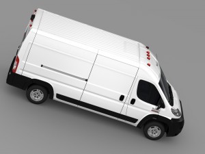 ram promaster cargo 3500 hr 159wb 2015 3D Model