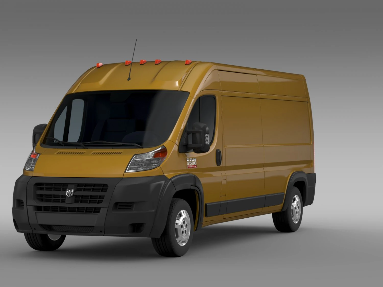 ram promaster cargo 2500 hr 159wb 2015 3D Model .c4d .max .obj .3ds .fbx .stl .blend 