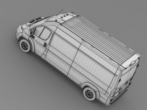 ram promaster cargo 2500 hr 159wb 2015 Modèle 3D