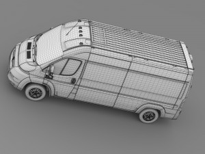 ram promaster cargo 2500 hr 159wb 2015 Modèle 3D