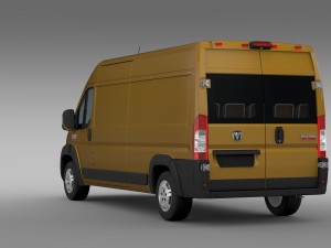 ram promaster cargo 2500 hr 159wb 2015 Modèle 3D