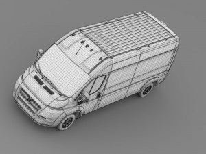 ram promaster cargo 2500 hr 159wb 2015 Modèle 3D