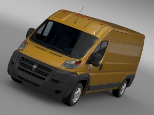 ram promaster cargo 2500 hr 159wb 2015 Modèle 3D