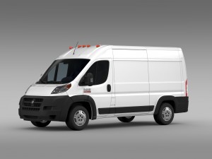 ram promaster cargo 2500 hr 136wb 2015 Modèle 3D