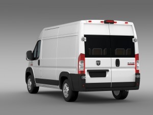 ram promaster cargo 2500 hr 136wb 2015 Modèle 3D