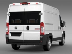 ram promaster cargo 2500 hr 136wb 2015 Modèle 3D