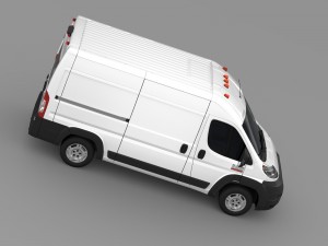ram promaster cargo 2500 hr 136wb 2015 Modèle 3D